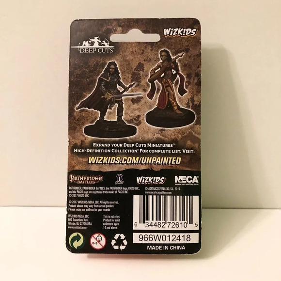 Pathfinder Battles Human Female Bard HD Unpainted Miniatures Deep Cuts - Picture 5 of 12